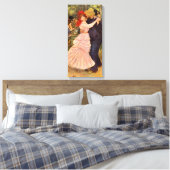 Pierre-Auguste Renoir Dance bij Bougiva Canvas Afdruk (Insitu (Slaapkamer))