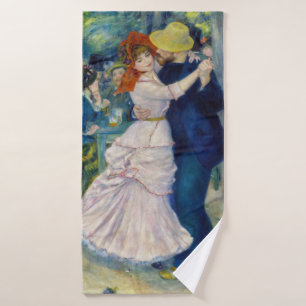 Pierre-Auguste Renoir - Dance te Bougival Bad Handdoek