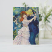 Pierre-Auguste Renoir - Dance te Bougival Bedankkaart (Staand voorkant)