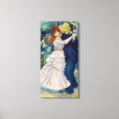 Pierre-Auguste Renoir - Dance te Bougival Canvas Afdruk (Voorkant)