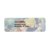 Pierre-Auguste Renoir - Dance te Bougival Etiket (Voorkant)