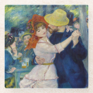 Pierre-Auguste Renoir - Dance te Bougival Glazen Onderzetter