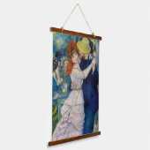 Pierre-Auguste Renoir - Dance te Bougival Hangend Wandkleed (Gebogen)