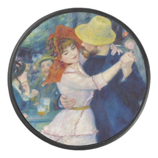 Pierre-Auguste Renoir - Dance te Bougival Hockey Puck (Voorkant)