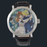 Pierre-Auguste Renoir - Dance te Bougival Horloge<br><div class="desc">Dance at Bougival / Bal a Bougival / Danse a Bougival - Pierre-Auguste Renoir, 1883</div>