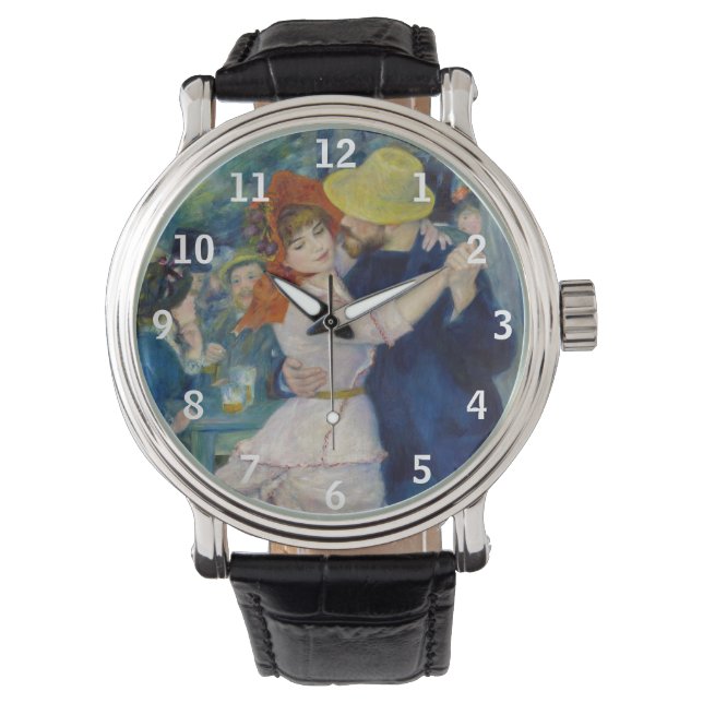 Pierre-Auguste Renoir - Dance te Bougival Horloge (Voorkant)