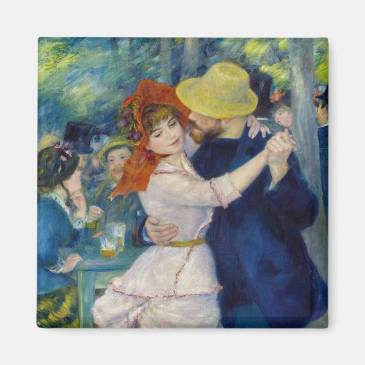 Pierre-Auguste Renoir - Dance te Bougival Magneet (Voorkant)
