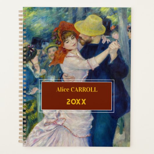 Pierre-Auguste Renoir - Dance te Bougival Planner (Voorkant)