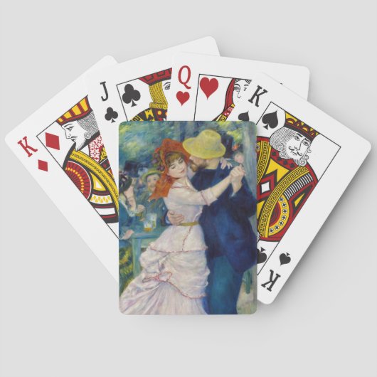 Pierre-Auguste Renoir - Dance te Bougival Pokerkaarten (Achterkant)