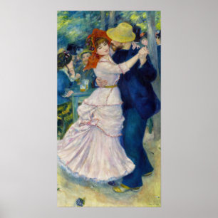 Pierre-Auguste Renoir - Dance te Bougival Poster