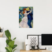 Pierre-Auguste Renoir - Dance te Bougival Poster (Thuiskantoor)