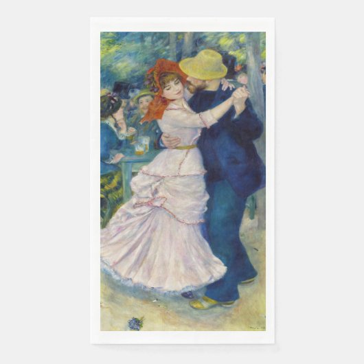 Pierre-Auguste Renoir - Dance te Bougival Servet (Voorkant)