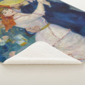 Pierre-Auguste Renoir - Dance te Bougival Sherpa Deken (3/4)