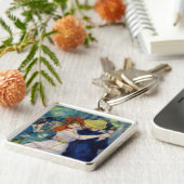 Pierre-Auguste Renoir - Dance te Bougival Sleutelhanger (Zijkant)