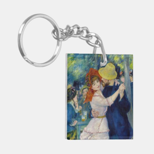 Pierre-Auguste Renoir - Dance te Bougival Sleutelhanger (Voorkant Links)