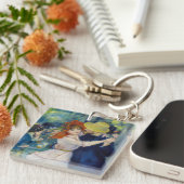 Pierre-Auguste Renoir - Dance te Bougival Sleutelhanger (Voorkant Rechts)