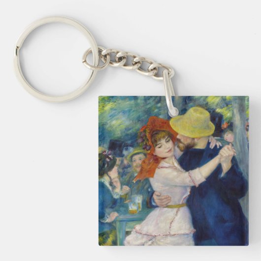 Pierre-Auguste Renoir - Dance te Bougival Sleutelhanger (Voorkant)