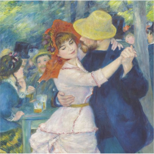 Pierre-Auguste Renoir - Dance te Bougival Sticker (Voorkant)
