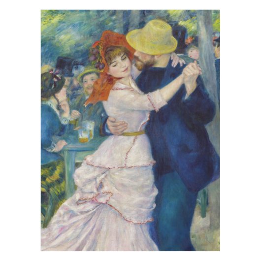 Pierre-Auguste Renoir - Dance te Bougival Tafelkleed (Voorkant)