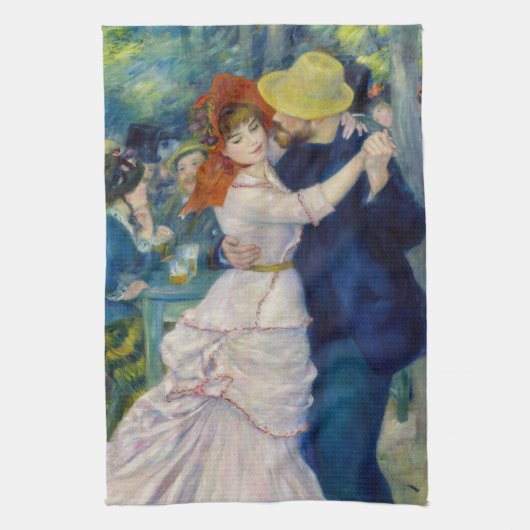 Pierre-Auguste Renoir - Dance te Bougival Theedoek (Verticaal)