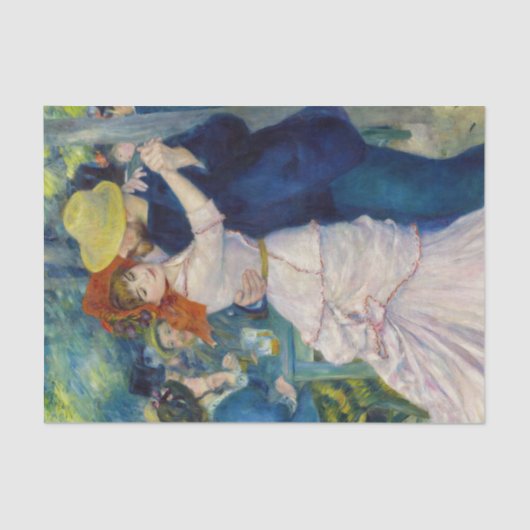 Pierre-Auguste Renoir - Dance te Bougival Tissuepapier (Voorkant)