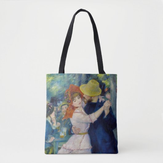Pierre-Auguste Renoir - Dance te Bougival Tote Bag (Voorkant)