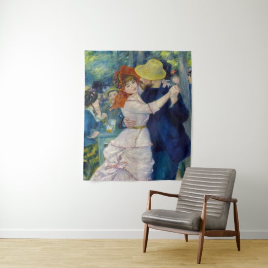 Pierre-Auguste Renoir - Dance te Bougival Wandkleed (In situ)