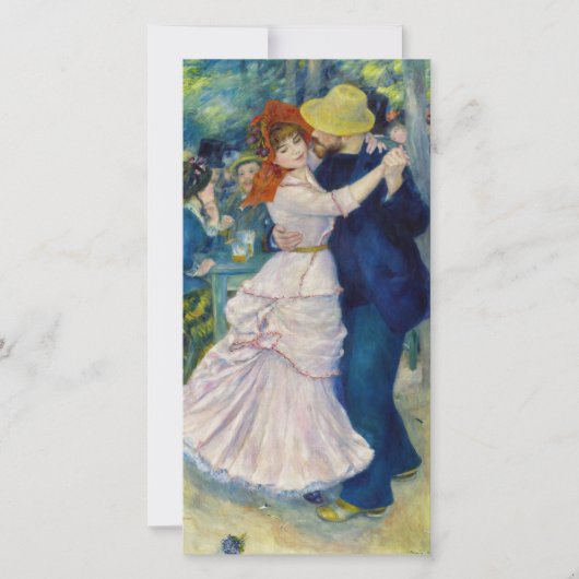 Pierre-Auguste Renoir - Dans aan de Bougival Bedankkaart (Voorkant)