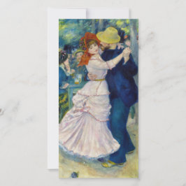 Pierre-Auguste Renoir - Dans aan de Bougival Bedankkaart