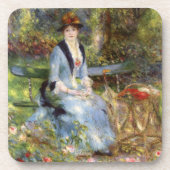 Pierre-Auguste Renoir - Dans les Rozen Bier Onderzetter (Voorkant)