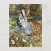 Pierre-Auguste Renoir - Dans les Rozen Briefkaart (Voorkant)