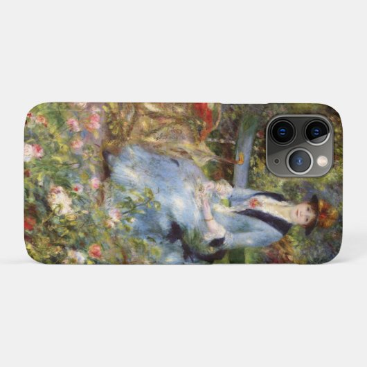 Pierre-Auguste Renoir - Dans les Rozen Case-Mate iPhone Case (Achterkant (horizontaal))