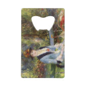 Pierre-Auguste Renoir - Dans les Rozen Creditkaart Flessenopener (Achterkant)