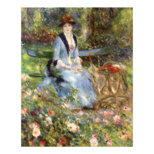 Pierre-Auguste Renoir - Dans les Rozen Foto Afdruk