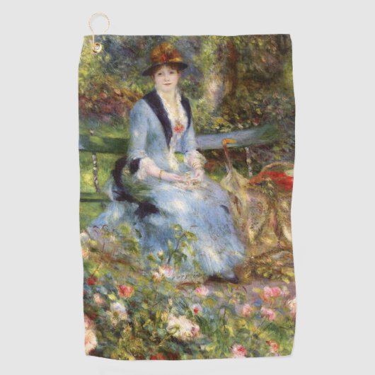 Pierre-Auguste Renoir - Dans les Rozen Golfhanddoek (Voorkant)