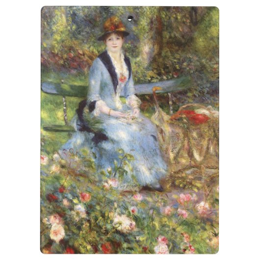 Pierre-Auguste Renoir - Dans les Rozen Klembord (Achterkant)