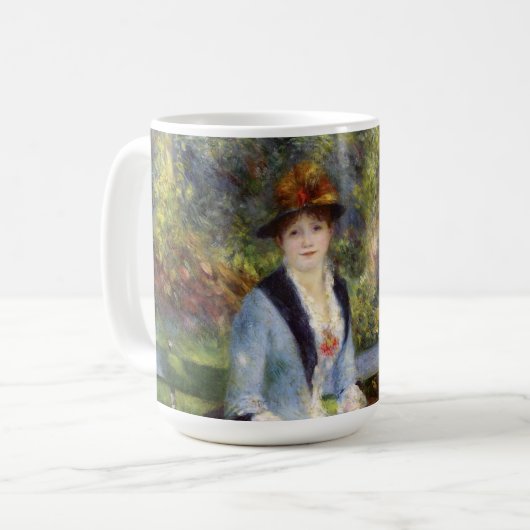 Pierre-Auguste Renoir - Dans les Rozen Koffiemok (Voorkant links)