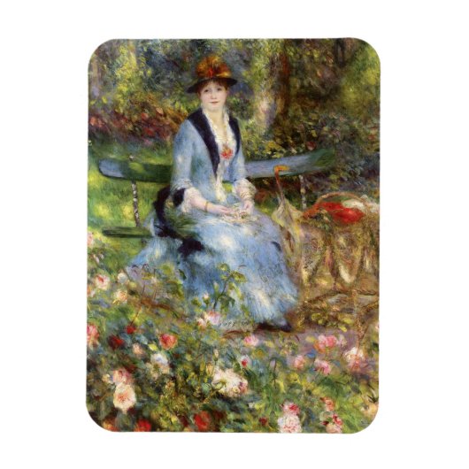 Pierre-Auguste Renoir - Dans les Rozen Magneet (Verticaal)