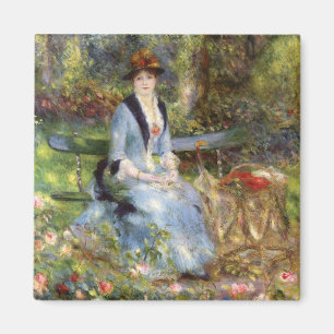 Pierre-Auguste Renoir - Dans les Rozen P Magneet
