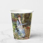 Pierre-Auguste Renoir - Dans les Rozen Papieren Bekers (Achterkant)