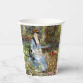 Pierre-Auguste Renoir - Dans les Rozen Papieren Bekers (Voorkant)