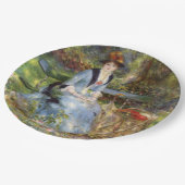 Pierre-Auguste Renoir - Dans les Rozen Papieren Bordje (Gekanteld)