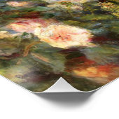 Pierre-Auguste Renoir - Dans les Rozen Perfect Poster (Hoek)