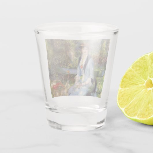 Pierre-Auguste Renoir - Dans les Rozen Shot Glas (Achterkant)