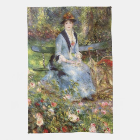 Pierre-Auguste Renoir - Dans les Rozen Theedoek (Verticaal)