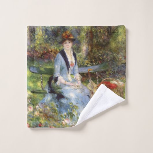 Pierre-Auguste Renoir - Dans les Rozen Washandje (Wasdoekje)