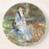 Pierre-Auguste Renoir - Dans les Rozen Zandsteen Onderzetter (Voorkant)