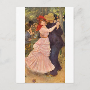 Pierre-Auguste Renoir - Danse à Bougival (1883) Briefkaart