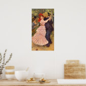 Pierre-Auguste Renoir - Danse à Bougival (1883) Poster (Keuken)