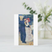 Pierre-Auguste Renoir - Danse à la campagne (1883) Briefkaart (Staand voorkant)